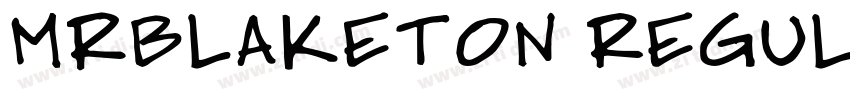 MrBlaketon Regular字体转换